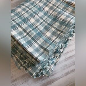 Mammoth Flannel blue gray white 100% cotton Fabric new